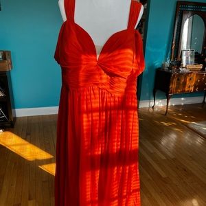 Paprika bridesmaid dress from Azazie